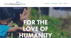 Desktop Screenshot of globalphilanthropy.com